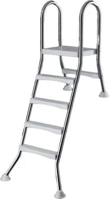 Produktbild von IDEAL Hochbeckenleiter 4/1-stufig für Beckenhöhe 1,20/0,40m (V2A 1.4301)