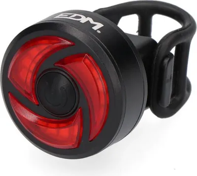 Image de Feu Arrière Vélo Led Edm Visibilité Maximale Sécurité Nuit - Edm