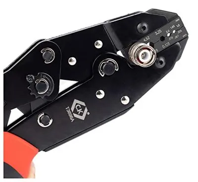 Produktbild von C.K Tools Ratschen-Crimpzange für Koaxialkabel, BNC- und TNC-Stecker