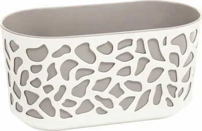 Zdjęcie produktu dla Pudełko plastikowe DUET beżowo-brązowo-szare 40cm
