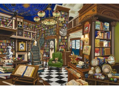 Produktbild von BLUEBIRD Puzzle Adventure Buchhä ndler 1000 dlks