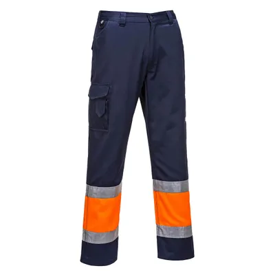 Produktbild von Portwest L049 Hi-Vis Leichte zweifarbige Combat Hose Orange/Navy Gr. L