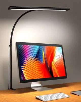 Obrázok produktu pre Stmievateľná stolná lampa s ohybným krkom a USB portom pre domáce použitie