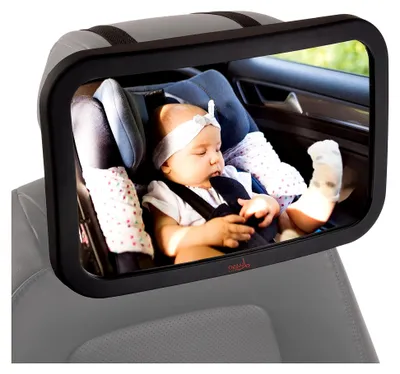 Produktbild von Rücksitzspiegel für Babys, schwarz