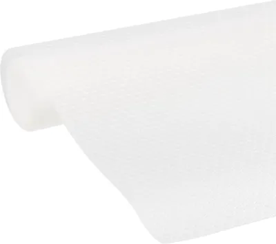 Image de Tapis antidérapant en rouleau - 30 x 150 cm - Tapis de tiroir / d'étagère transparent à découper - Blanc
