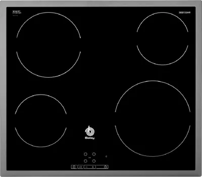 Produktbild von Balay 3EB720XR, Schwarz, Integriert, Keramik, Glaskeramik, 4 Zone(n), 4 Zone(n)