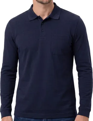 Produktbild von RAGMAN Basic Poloshirt Klassischer Look, Weiches Material mit leichtem Glanz, Vielseitig kombinierbar im Alltag