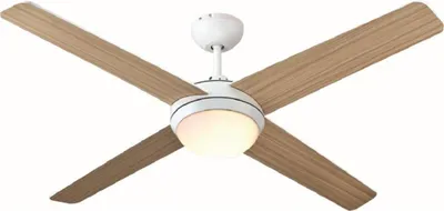 Produktbild von Dekon Florida Dream BC 920 Deckenventilator weiß/eiche 135cm Durchmesser