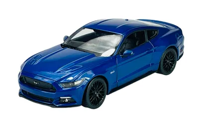 Produktbild von Welly  2015 Ford Mustang GT Blau  Maßstab 1:24 Modellauto 24062
