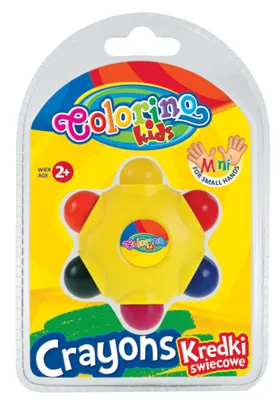Obrázok produktu pre Colorino vosky - STAR / 6 farieb / vek 2+