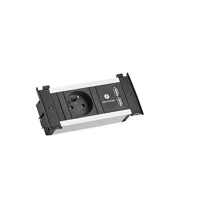 Produktbild von BACHMANN KAPSA XS 1xUTE 1xUSB Charger Strom 2,0m AEH CEE7/7