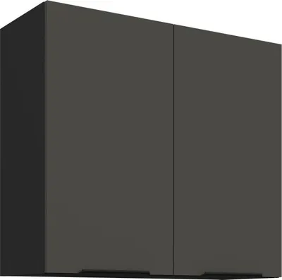 Produktbild von Oberschrank LUNARA – Breite 80 cm, Graphit/Schwarz