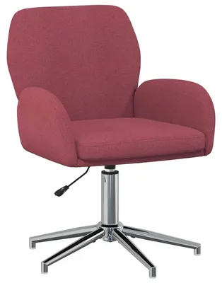 Immagine prodotto di Sedia girevole vidaXL, 54 x 58 x 90 cm, bordeaux, rivestita in tessuto