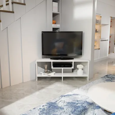 Produktbild von Decorotika Maldiv TV Lowboard für TVs bis zu 47" | Weiß