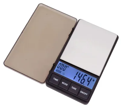 Kaffeewaage mit Timer, 1000 g, 0,1 g, Mini Digitalwaage