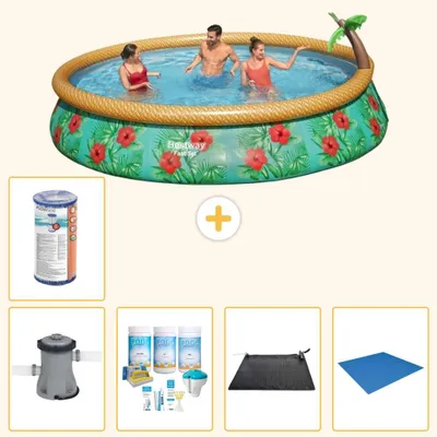 Produktbild von Bestway Fast Set Rund - 457x84 cm - 6-teilig S22037