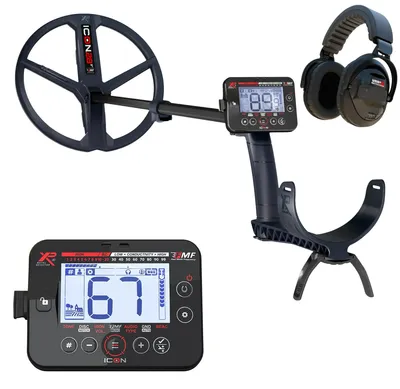Produktbild von XP Icon WSA-XL ST Metalldetektor, 28cm Suchspule, WSA-XL ST Kopfhörer, kabellos, FMF Multifrequenz (ICON-28FMFRCWSAST)