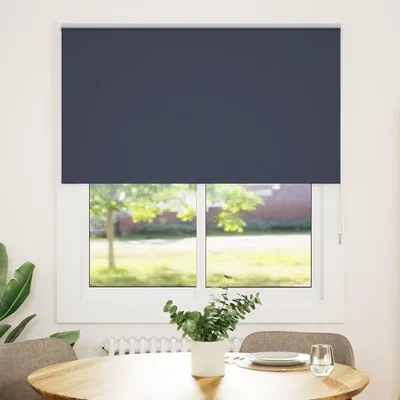Produktbild von vidaXL Verdunkelungsrollo Marineblau 135x150 cm Stoffbreite 131,6 cm
