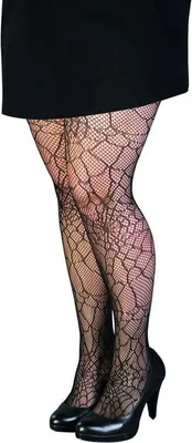 Produktbild von Netzstrumpfhose - Spinnennetz - für Erwachsene - schwarz
