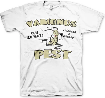 Produktbild von Vamanos Pest T-Shirt - X-Large - White