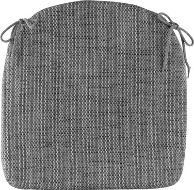 Sitzkissen - Silbergrau - Polyester- 41 x 43 cm