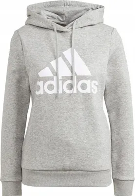 Produktbild von adidas Kapuzenpullover Hoodie Pullover Damen mit Fleeceinnenseite, Farbe:Grau, Größe:XXL