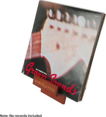 Produktbild von Vinyl-Schallplattenhalter, Retro-Holz-Aufbewahrungsregal, Alben-Organizer, Zeitschriftenbuch, CD-Album-Ausstellungsständer für Heimbüros, Wartezimmer-Lounges
