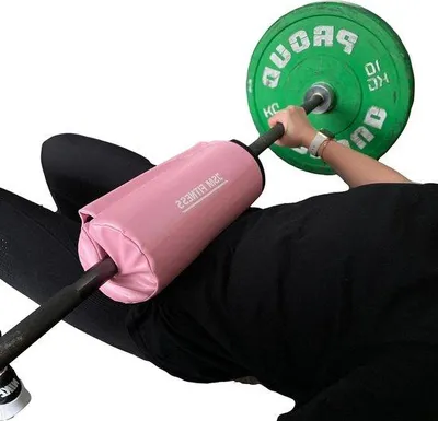 Produktbild von Famanu Thrust Barbell Pad Extra Dick - Protector für Hüftstöße - Schwarz/Rosa/Rot