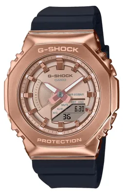 Image de Casio GM-S2100PG-1A4ER G-SHOCK montre femme plastique date alarme noir