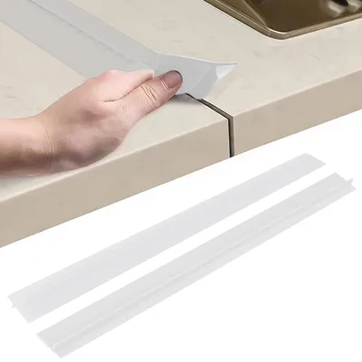 Spleetafdekking für Ofen, 2 Stk., transparent, 63,5 cm