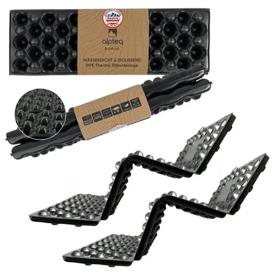 Produktbild von Faltbares Sitzkissen - Outdoor Thermomatte - Wasserdicht - Isolierend - Ultraleicht - Ideal für Rucksack und Stuhl - Sitzmatte