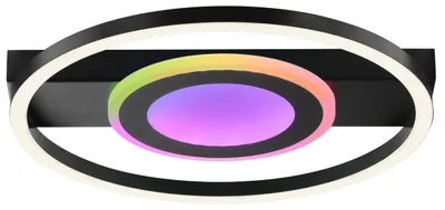 Obrázok produktu pre Brilliant, LED stropné svietidlo Maureen, čierna, 20W, krytie IP20, vhodné do interiéru