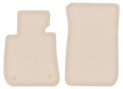 Produktbild von Velours-Fußmatten Vorne für BMW 3 E92 2004-2011 (Coupé) – 2-tlg, Beige, passgenau – Wielganizator FORTUNA – Ausführung W0878