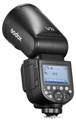 Zdjęcie produktu dla GODOX V1 PRO N 2.4G Bezprzewodowa lampa błyskowa do aparatu 1/8000s HSS 1,3s Czas regeneracji z trybem błysku M/TTL 10 poziomów Regulowana jasność Obsługa zasilania typu c
