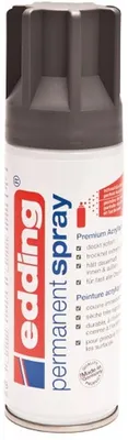 Produktbild von Acryl-Farblack Permanentspray tiefschwarz seidenmatt RAL9005 Packung mit 6 Stück