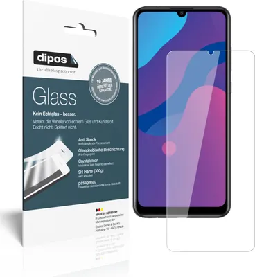 Produktbild von 2x Schutzfolie für Honor Play 9A - Anti-Shock 9H Folie dipos Glass Kunststoffglas