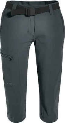 Produktbild von Maier Sports Capri Inara Slim 3/4 Hose Damen Hose Outdoor Freizeit grau NEU 48