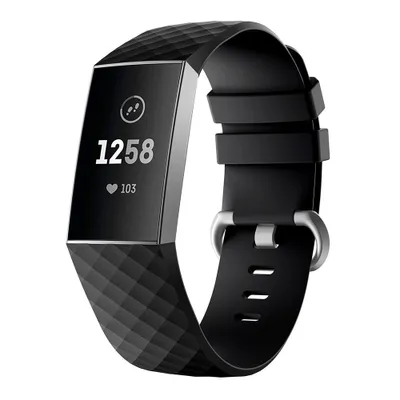Obrázok produktu pre INF Fitbit Charge 3/4 náramok silikónový (S) čierna