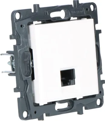 Produktbild von RJ45-Buchse Kat. 5e UTP - weiß, NILOE STEP
