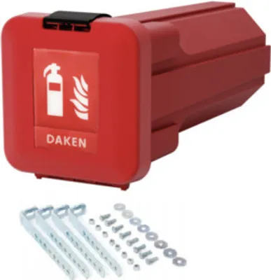 Produktbild von Daken Sliden LKW Feuerlöscherkasten Schutzbox für 6kg Feuerlöscher inkl. Halter