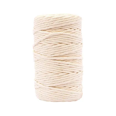 Immagine prodotto di Vaessen Creative | Filato per macramè 5 mm x 100 m, colore naturale