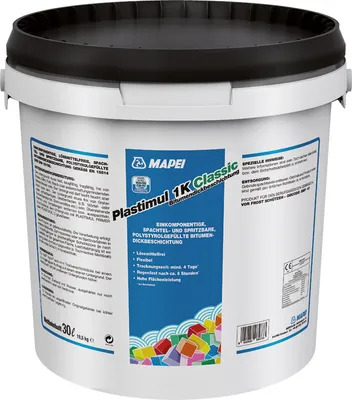 Produktbild von Mapei Plastimul 1K Classic Bitumendickbeschichtung 30L