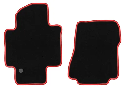 Immagine prodotto di Tappetini in velluto Nero/Rosso per Nissan NV200 2010- Set 2 pezzi