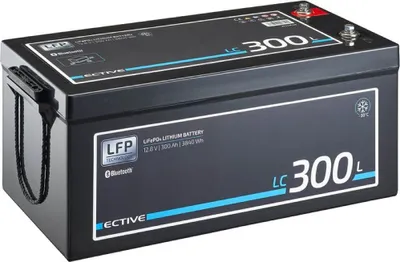 Produktbild von ECTIVE LC 300L BT LT 12V LiFePO4 Lithium Versorgungsbatterie 300 Ah - 0% nach §12 Abs. 3 UstG