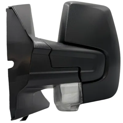 Obrázok produktu pre BILMAX vonkajšie zrkadlo pre Ford Transit / Tourneo Custom V362, modelové roky 2012-2017, s vyhrievaním, elektrickým ovládaním, smerovkami, čierna farba, 6-pinové pripojenie, ľavá strana (strana vodiča)