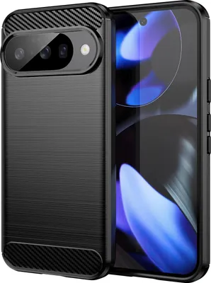 Produktbild von Hülle für Google Pixel 10 / 10 Pro - Phonesta Carbon Silikon Back Cover - Schwarz