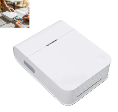 Produktbild von Softdrucker, Mini-Drucker, 2x3 Zoll, 600 DPI, Tintenstrahldruck, Bluetooth-Konnektivität, Unterstützung für iOS, Unterstützung für Android, integriert