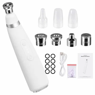 Produktbild von Mikrodermabrasion Gerät Gesicht, professionelles Diamant Peeling Gerät mit 3 Modi, Hautpflege zur Entfernung von Mitessern und abgestorbenen Hautzellen