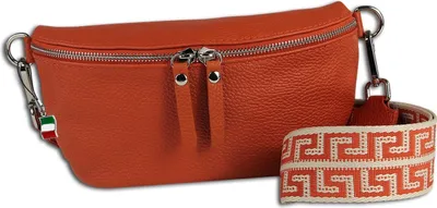 Produktbild von Florence Leder Tasche Gürteltasche orange papaya OTF807E