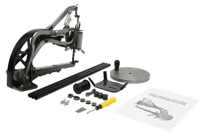Produktbild von Leder Nähmaschine - Schuhreparaturmaschine - Manuell - Lockstich - 360° Handnähmaschine für Schuhe, Taschen, Canvas und Leinen